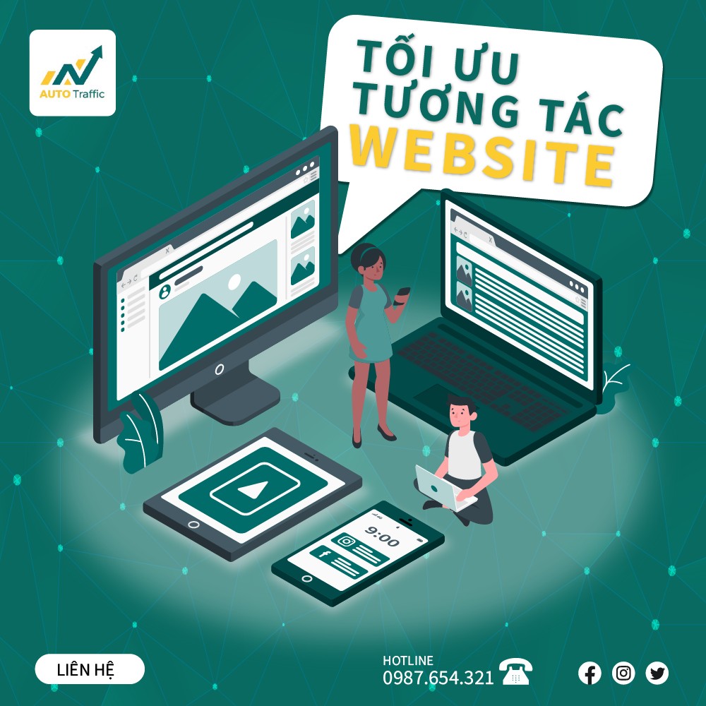 TỐI ƯU TƯƠNG TÁC WEBSITE